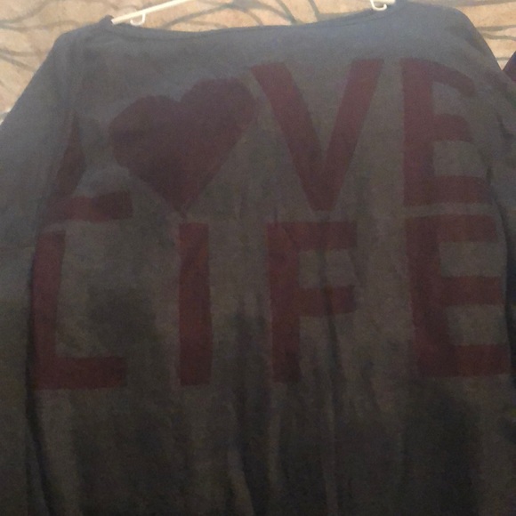 Go Couture Sweaters - Go couture love life sweater nwot xl